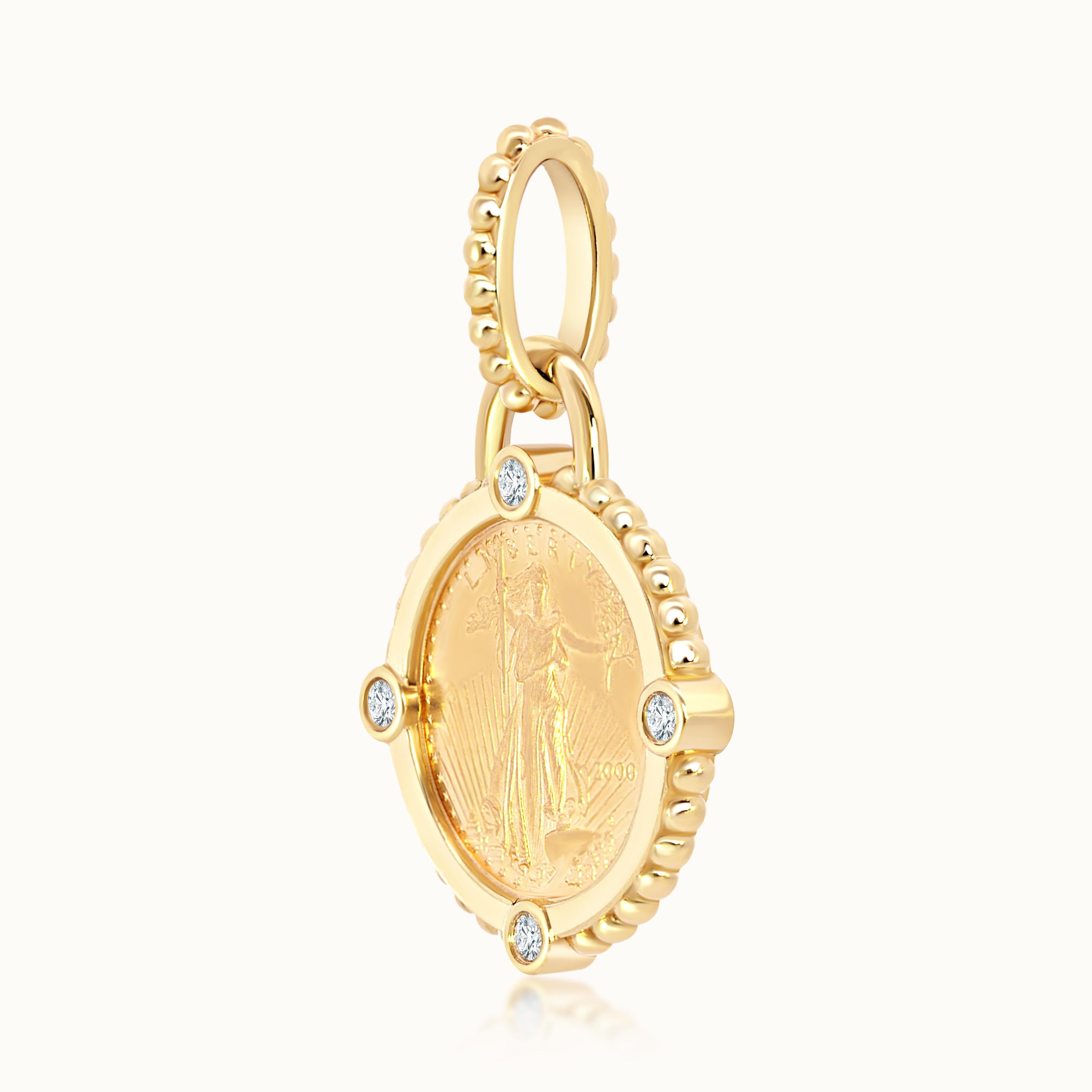 Aubri Coin Pendant Liberty