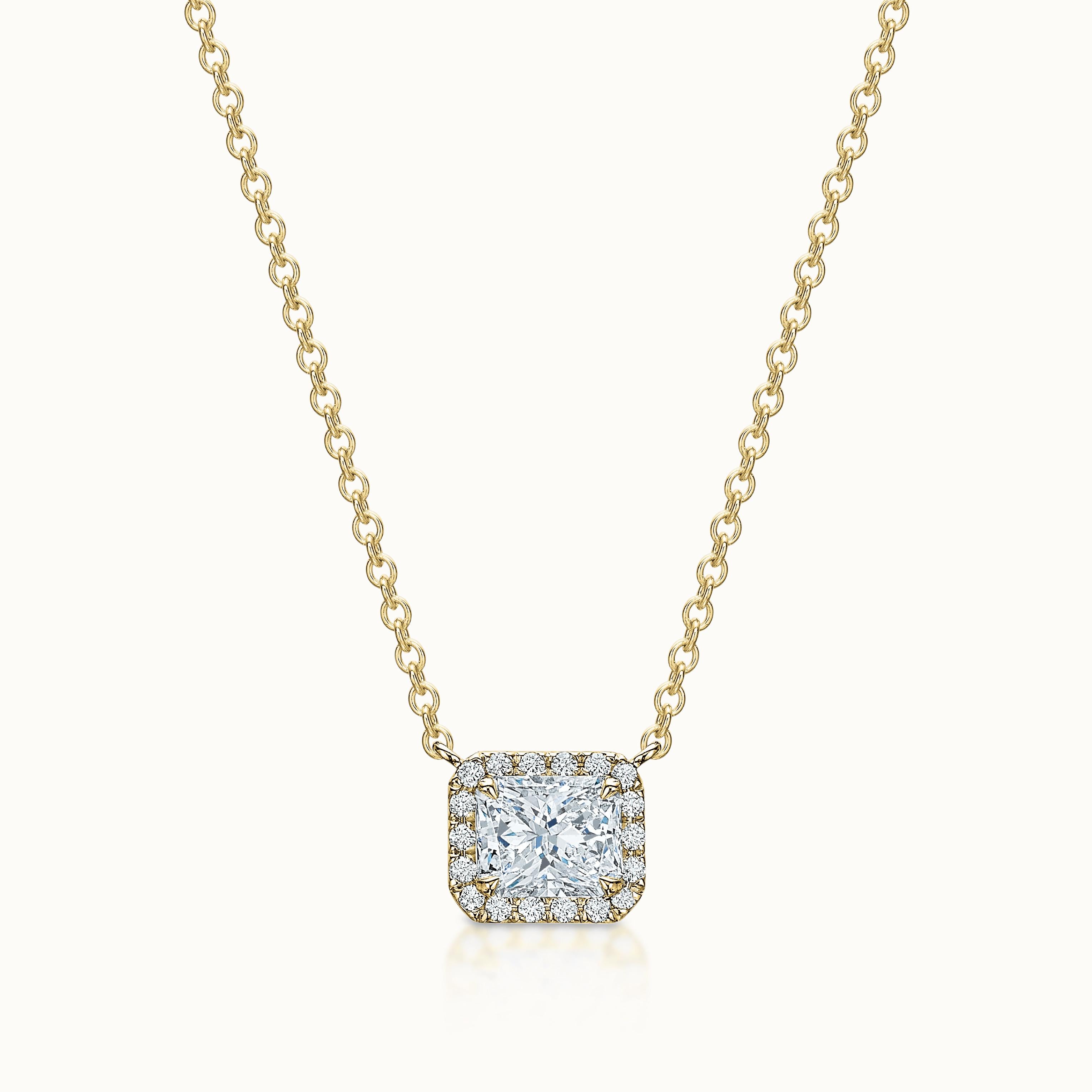 Kate Necklace Radiant Cut Diamond