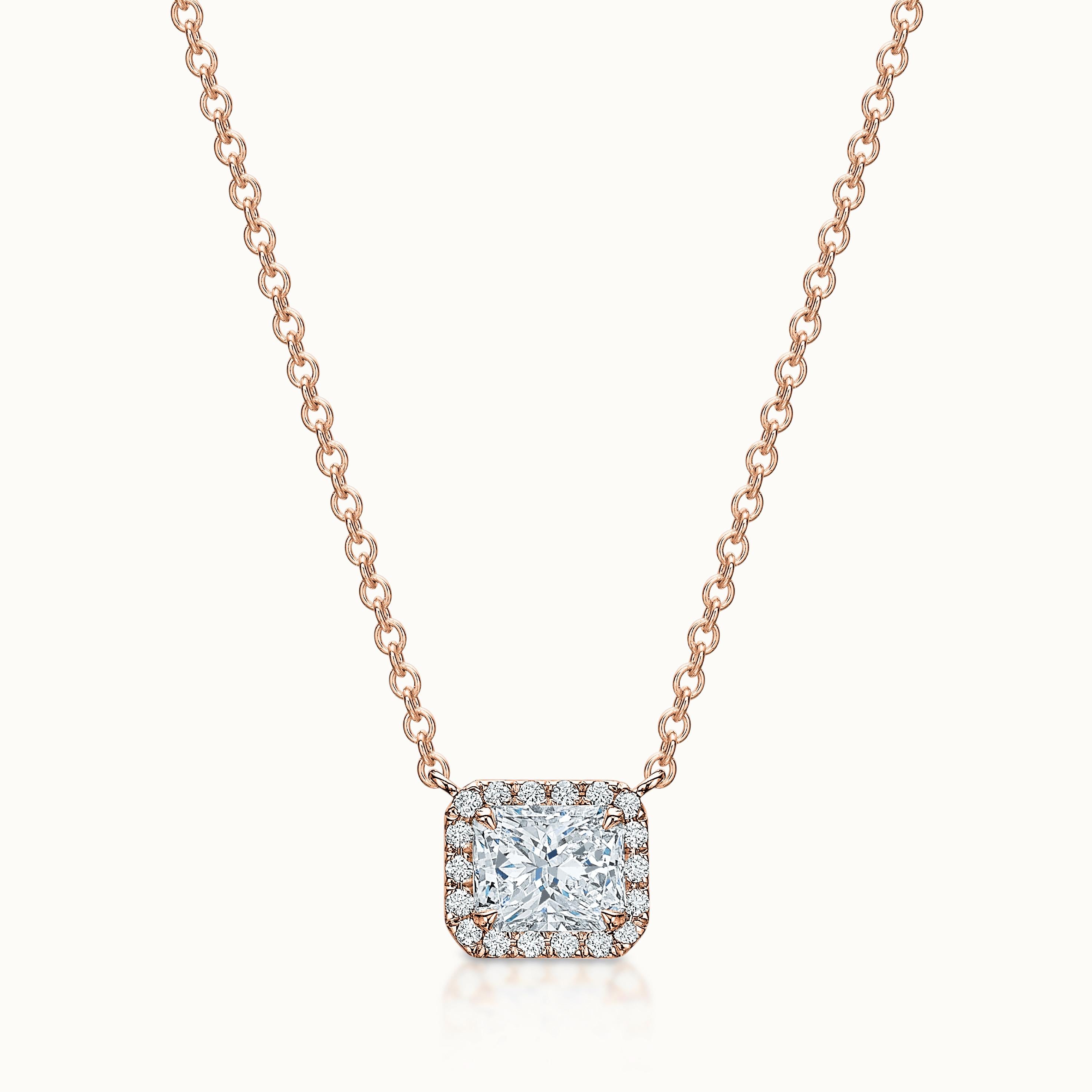 Kate Necklace Radiant Cut Diamond
