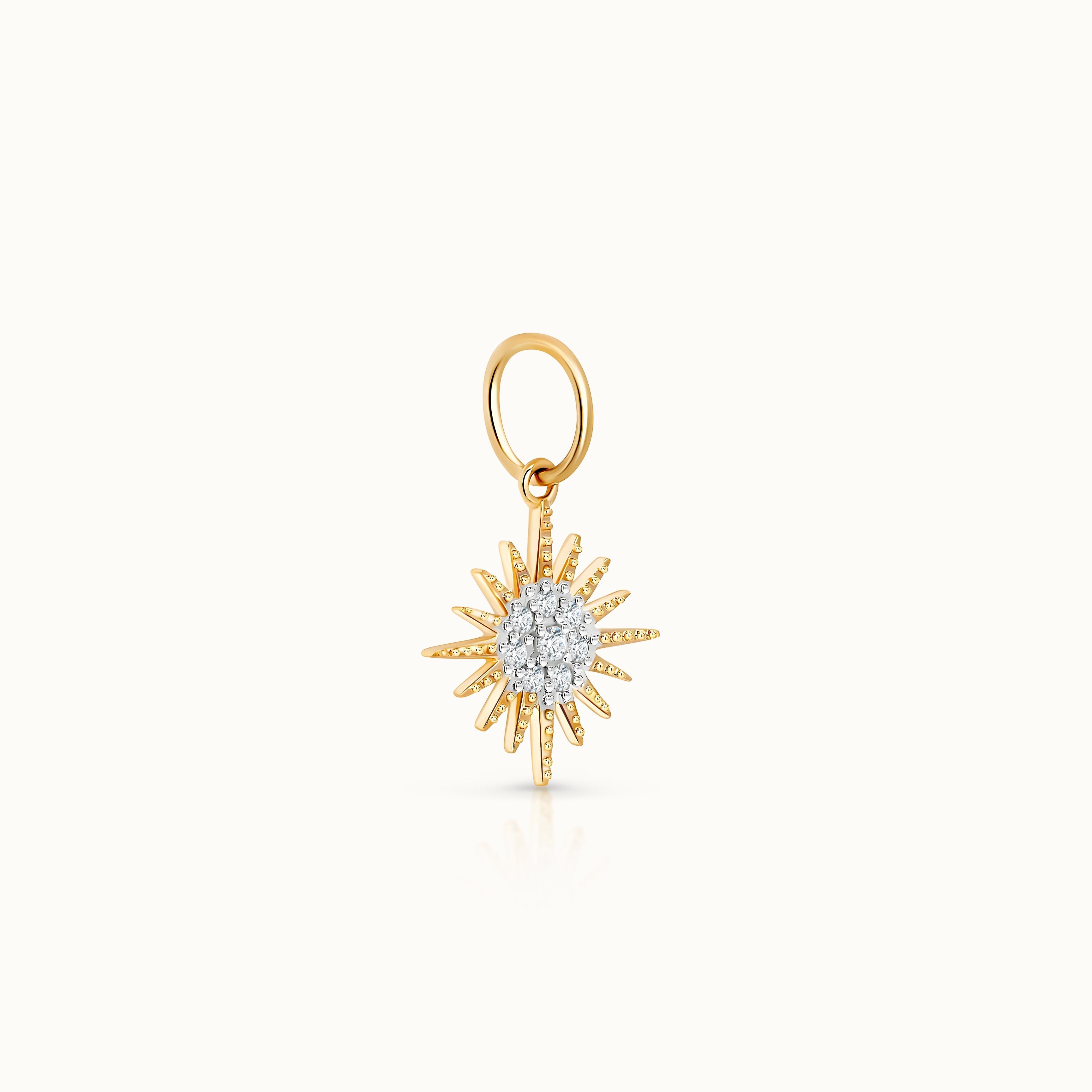 Starburst Diamond Pendant