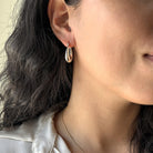 ESTATE Silver Hoops