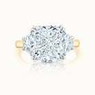 product image of Taylor 18K Yellow Gold Cushion Cut Diamond Three Stone Ring