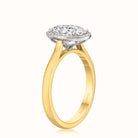 profile product image of Taylor 18K Yellow Gold Oval Diamond Halo Ring