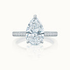 Lennon Platinum Pear Diamond Solitaire Ring product image