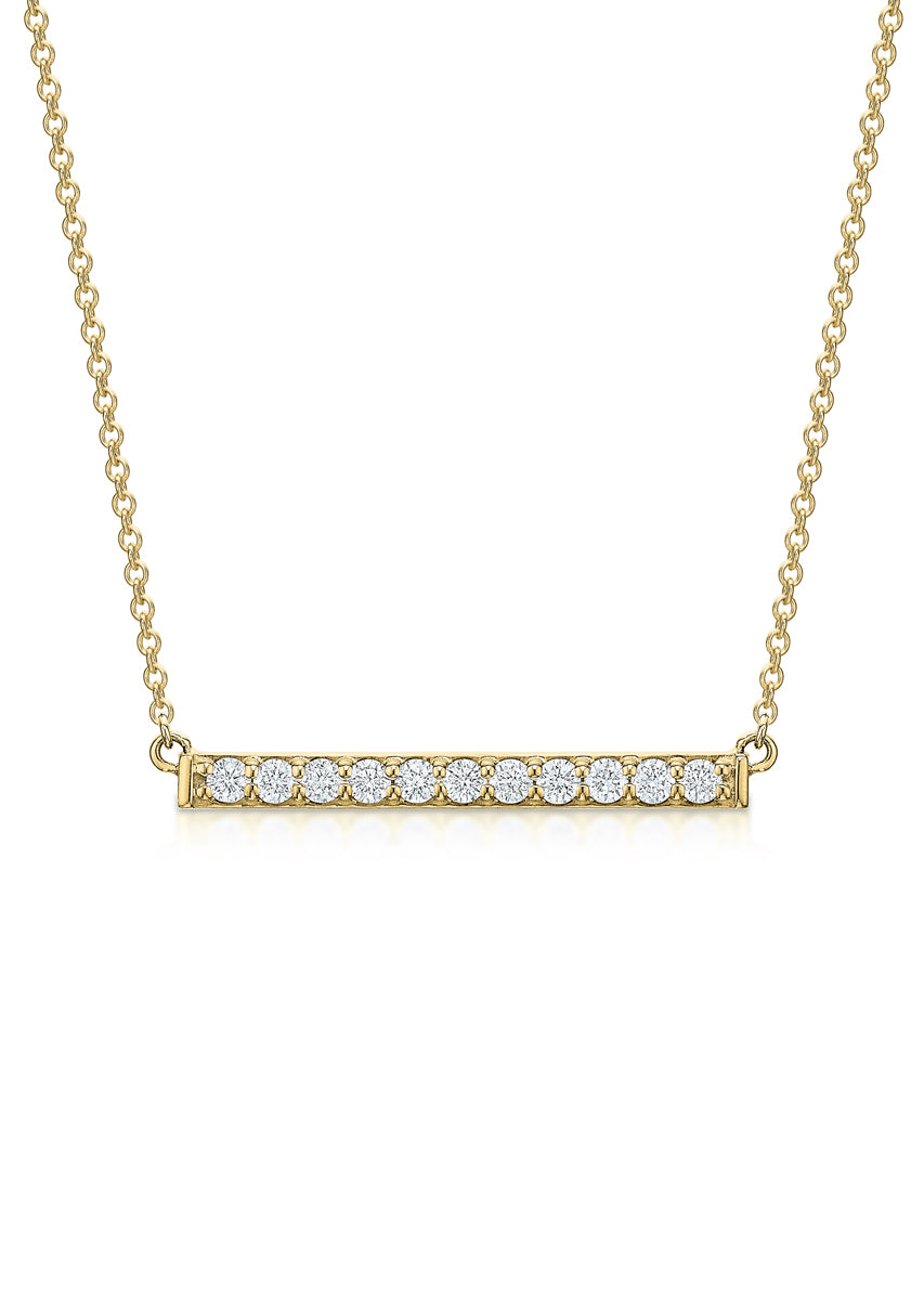 Diamond Bar Pendant