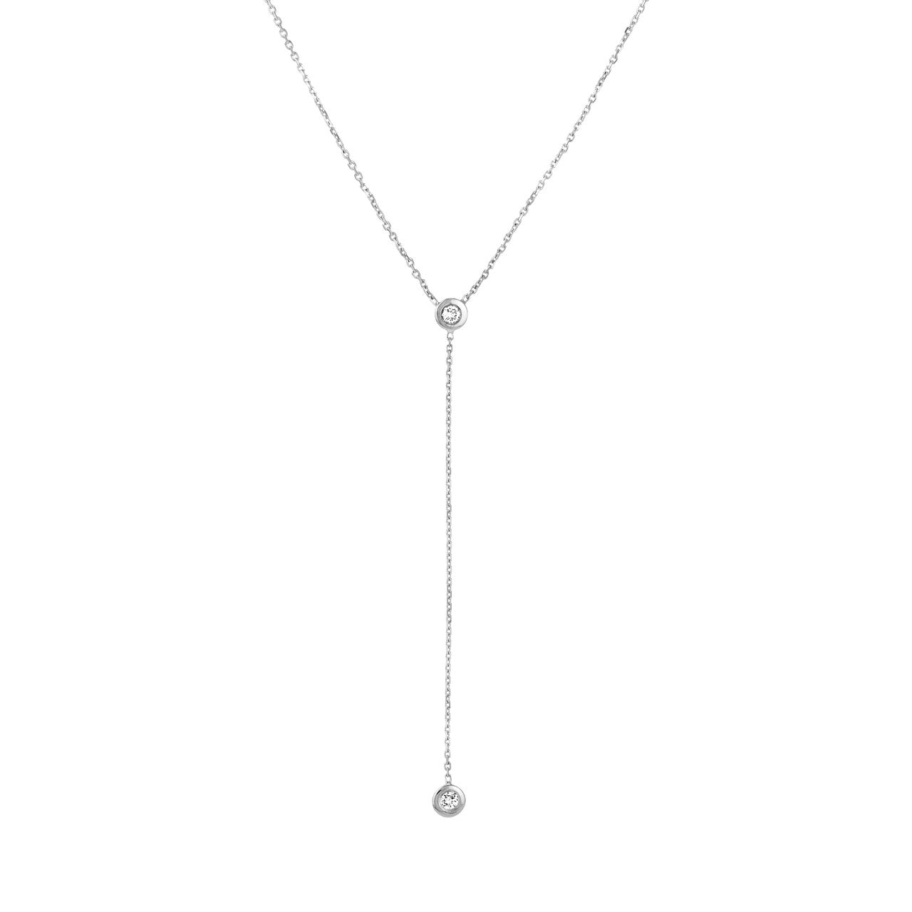 Diamond Lariat Necklace