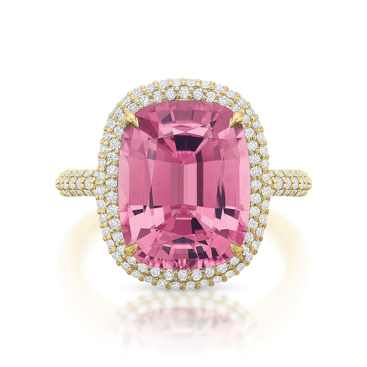 Kathleen Pink Tourmaline Halo