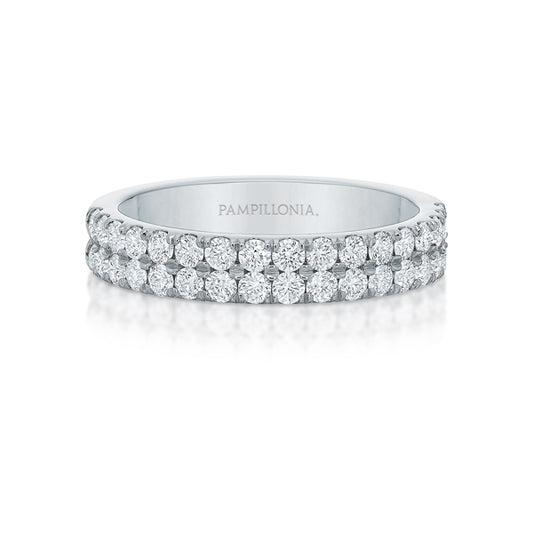 Lennon Double Row Diamond Band