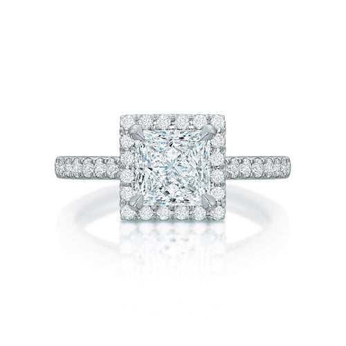 Kate 1.22 ct Princess Cut Diamond Halo