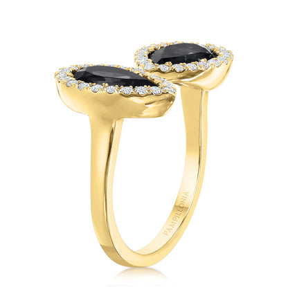 Kate Open Onyx Ring