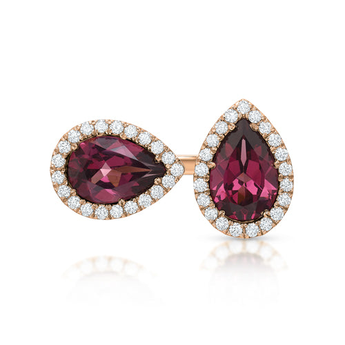 Kate Open Garnet Ring