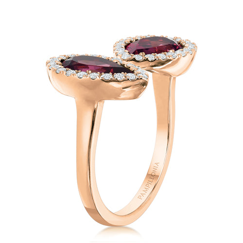 Kate Open Garnet Ring