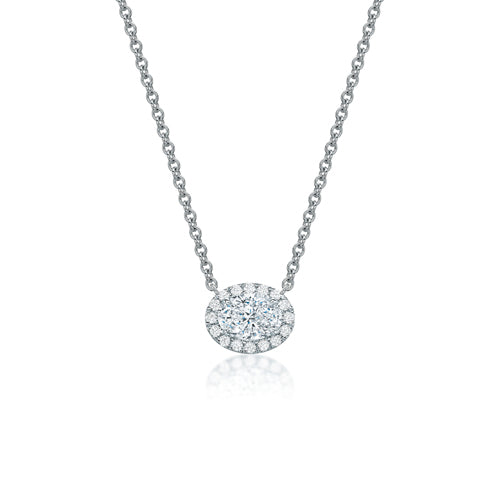 Kate 0.52 ct Oval Diamond Pendant