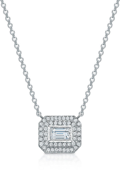 Gabriella Baguette Diamond Pendant