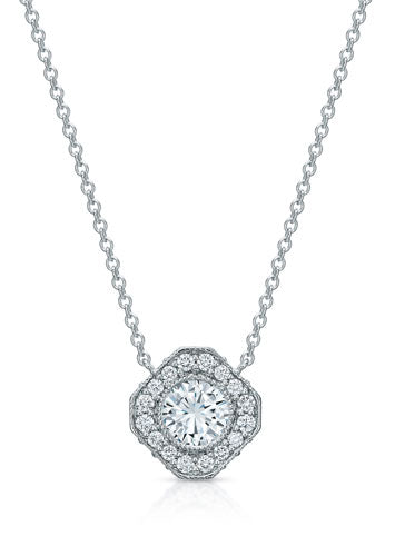 Holly Opulent 0.72 ct Round Diamond Pendant