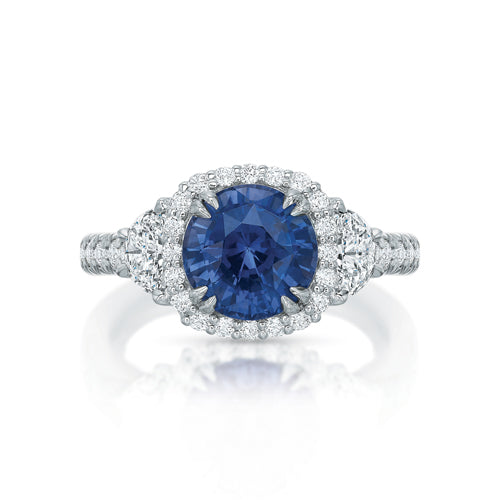 Savannah Sapphire Three Stone Ring