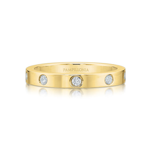 Burnished Diamond Band