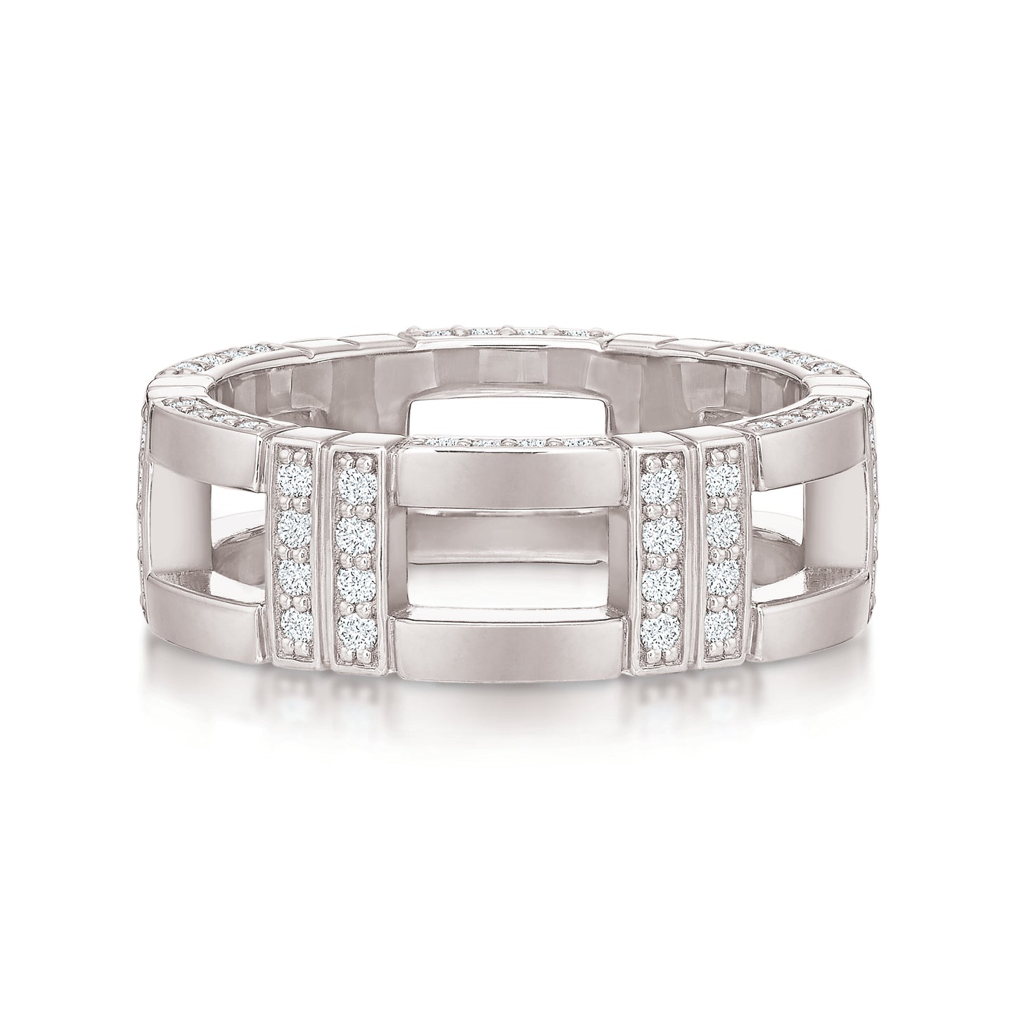 Sloane Wide Statement Eternity Band