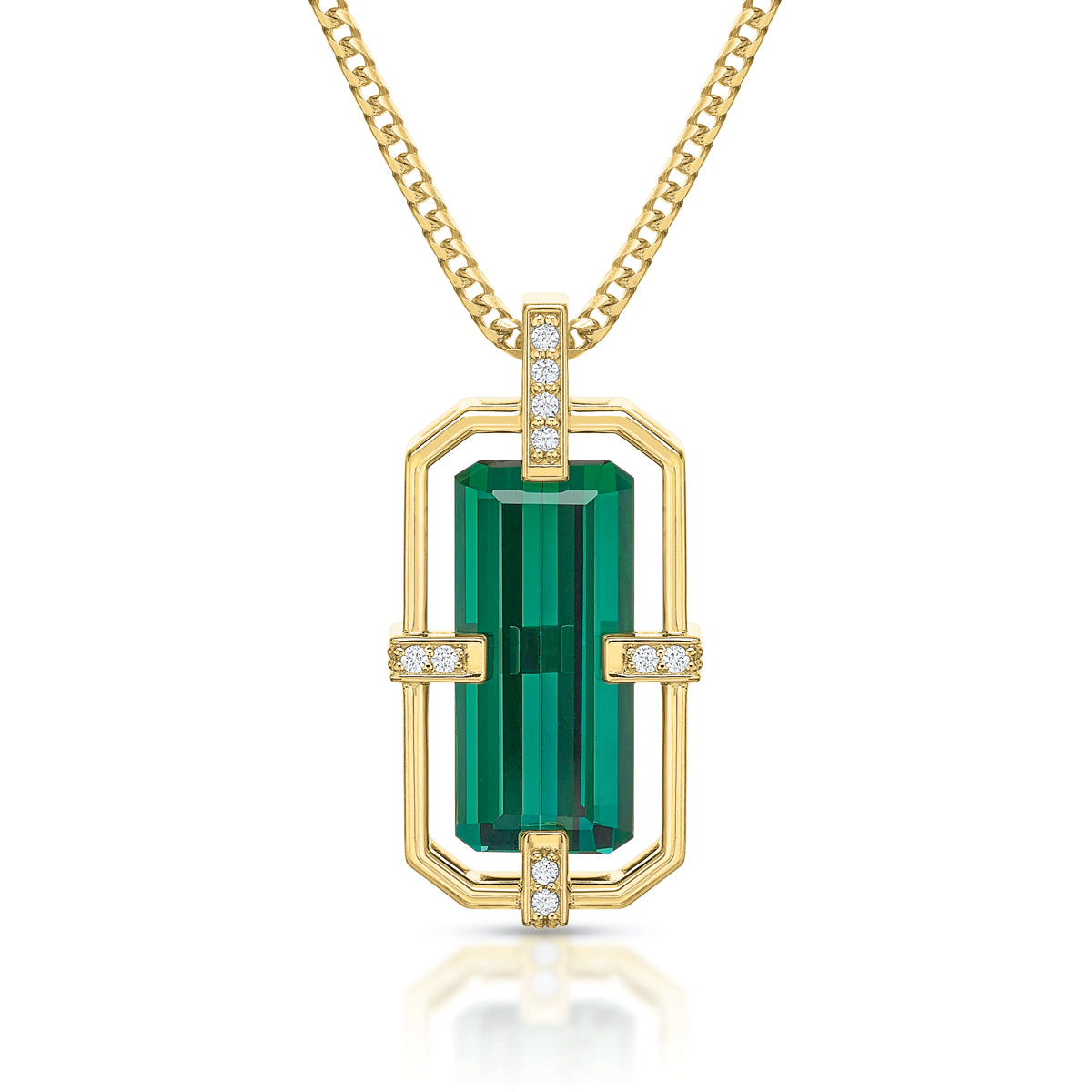 Sloane Indicolite Cage Pendant