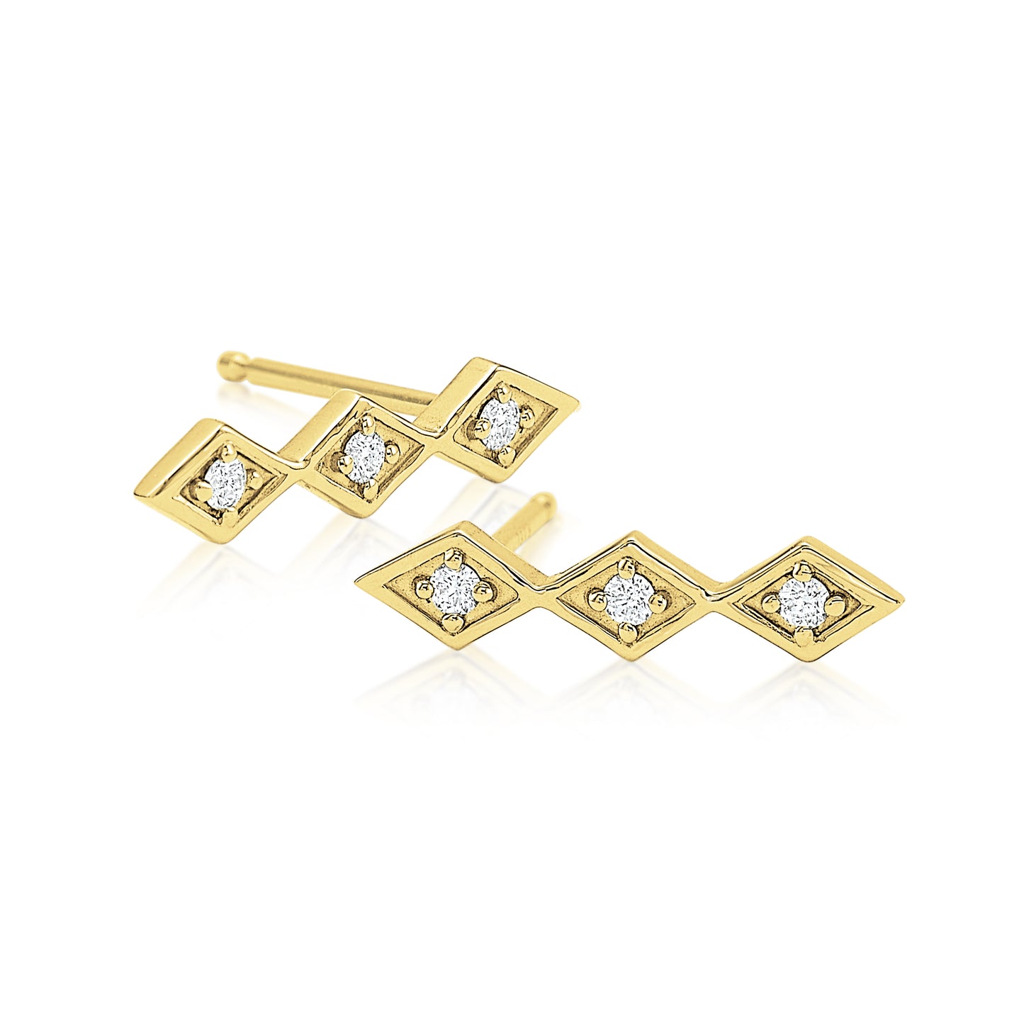 Samantha Prism Bar Studs