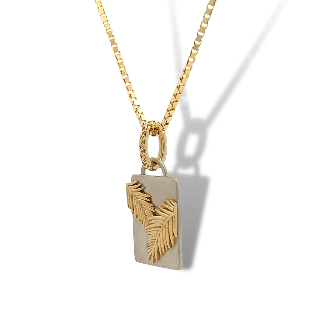 Palm Tree Tag Pendant