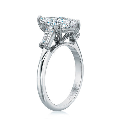 Lennon Marquise Diamond Three Stone Ring